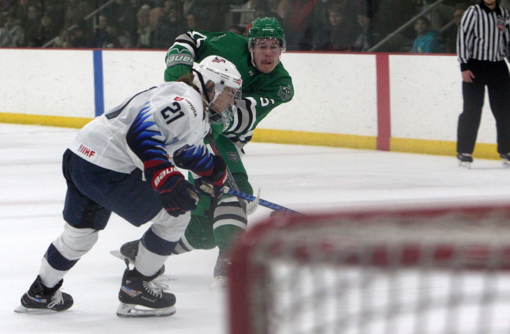 U.S. Women's Olympic National Team vs Chippewa Steel 12-6-21